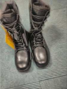Bottes de combat en cuir noir TSB21-1 DMS - Product Image 2