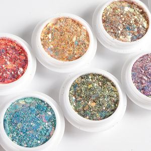 Poudre à tremper pour ongles en acrylique pailletée de qualité supérieure, 10 couleurs, pigment polymère pour la sculpture, fournitures pour l'art des ongles - Product Image 2