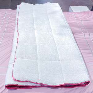 لحاف مبطن ، الأكثر مبيعًا بطانية صوف الضأن غطاء بطانية بطانية صوف مرجاني سميك بطانية بلون سادة للبيع بالجملة مخصص - Product Image 5