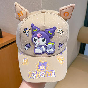 Moda Sanrios 3D Kuromi Girls Gorra de béisbol Cute Kids Hip Hop Summer Hat con protección solar para niñas - Product Image 6