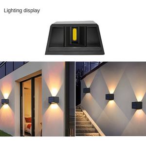Haute luminosité Dimmable Ip65 étanche haut vers le bas applique murale balcon couloir porche Abs Led lampe murale solaire - Product Image 3