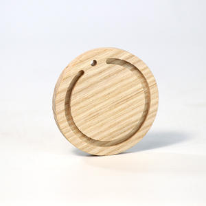 Creativo DIY temporada de otoño Etiqueta de madera aromaterapia coche difusor nogal madera Chip aceite esencial <span class=keywords><strong>colgante</strong></span> para regalos y decoración - Product Image 5