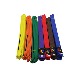 Fabricante al por mayor logotipo personalizado bordado artes marciales Taekwondo Karate Judo brasileño <span class=keywords><strong>Jiu</strong></span> <span class=keywords><strong>Jitsu</strong></span> BJJ cinturones - Product Image 1