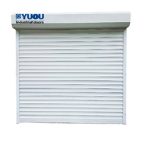 Persiana enrollable de aluminio para ventana de seguridad automática de estilo europeo personalizada de gama alta
