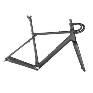 <span class=keywords><strong>Cadre</strong></span> de vélo de gravier en carbone Spcpycle G068 700x47C <span class=keywords><strong>cadre</strong></span> de vélo de gravier de <span class=keywords><strong>course</strong></span> avec HB-068 guidon intégré - Product Image 1