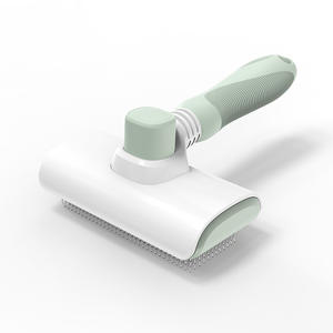 Testina flessibile autopulente strumento per la cura dei peli di animali domestici <span class=keywords><strong>lungo</strong></span> setole in acciaio inossidabile spazzola per cani e gatti - Product Image 1