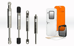 Amortisseurs à gaz antirouille 218 mm 8,58 pouces AISI316L pour yachts, embout M6, résistant à la corrosion, fabrication turque, support de levage - Product Image 4