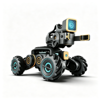 Châssis robotique modulaire avec roues Mecanum, bras robotique omnidirectionnel, plateforme de recherche électronique et mécanique ZY 11.1V 2600mAh