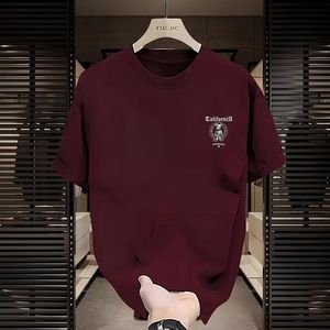 BOTTCOOLA T-shirt da Uomo a Maniche Corte in Puro Cotone 190G Traspirante, Stile Retrò, Girocollo, Vestibilità Ampia, Casual - Vendita all'Ingrosso - Product Image 3