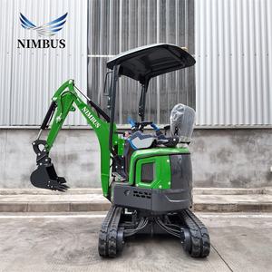 Mini-excavatrice NIMBUS à livraison rapide, avec bras oscillant monté sur le dessus, conduite confortable, pour travaux routiers - Product Image 3