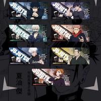 Anime japonais cartes de jeu en gros épaissi SSR UR MR Jujutsu Kaisen JJK Anime cartes de collection