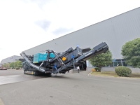 Vente directe usine Chine ORIEMAC Station de concassage sur chenilles SP300CTD Concasseur à cône robuste 210-430t/h Roulement de moteur