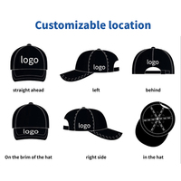 Gorra de Béisbol Deportiva Unisex Cómoda de 6 Piezas al por Mayor, Bordado 3D, Estilo Deportivo para Uso Diario al Aire Libre