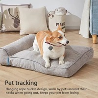 Traceur intelligent pour animaux domestiques (chiens et chats) anti-perte, étanche IP68, en ABS, avec autonomie ultra-longue et localisateur d'objets