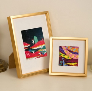 A1, A2, A3, A4, A5, 4x6,5x7,6x8,8x10,11x14,12x16, Bán buôn giá rẻ đen trắng vàng poster hình ảnh Acrylic Tường Khung bên trong hộp nhựa - Product Image 3