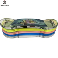 JIESEN Vente en gros Minis Jouet Touche Skateboard Graphiques personnalisés par transfert de chaleur Bois Érable Patineuse à doigts