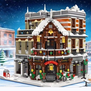 ของเล่นใหม่ 89143 ชุดตัวต่อ Claus Toys <span class=keywords><strong>หมู่บ้าน</strong></span>ฤดูหนาว บ้านคริสต์มาส วิวถนนในเมือง ตัวต่อบล็อก MOC ของขวัญคริสต์มาส ของเล่นเด็ก - Product Image 2