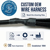 Vente directe d'usine OEM, faisceau de câblage électronique, fabricant de faisceaux de câblage sur mesure, connecteur Deutsch étanche IP67 12V PVC