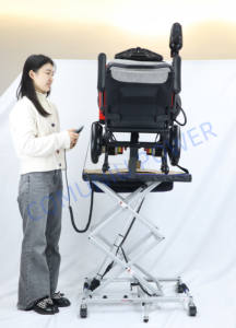 Plataforma de elevación portátil alimentada por batería para ayudas de movilidad - Product Image 3