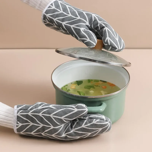 Gants isolants thermiques anti-brûlure, gants pour micro-ondes, résistants aux hautes températures, pour la cuisine, la pâtisserie et le four - Product Image 4