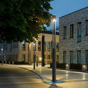 Lampadaire LED Solaire Extérieur Moderne avec Capteur de Mouvement, Corps en Fer, Blanc Neutre 4100K, IP65, AC 220V, Angle de Faisceau 144°, IRC - Product Image 3