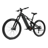 Erwachsenen-E-MTB DENGFU E55 Carbon mit Vollfederung, 1000W Bafang M620 G510, 52V 1040Wh Offroad-Elektrofahrrad