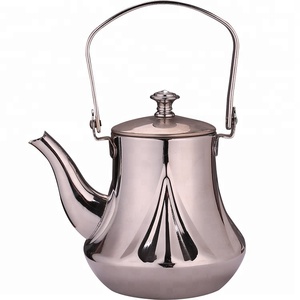 Di lusso di alta qualità stile arabico Turkish caffè Set da tè in acciaio inox marocchino pentola per la casa Hotel ristorante o ufficio uso - Product Image 2
