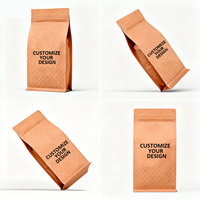 Sachets de café personnalisés écologiques, étanches à l'humidité et aux odeurs, avec valve et fermeture éclair refermable, pour l'emballage alimentaire de qualité supérieure