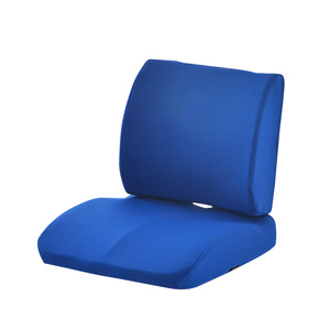 Coussin de soutien <span class=keywords><strong>lombaire</strong></span> et d'assise pour siège de <span class=keywords><strong>voiture</strong></span> en tissu maillé ventilé avec sangle extensible - Product Image 6