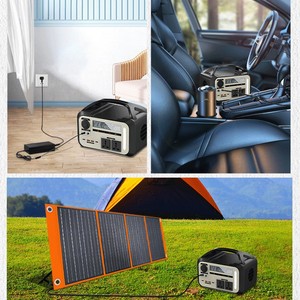 แบตเตอรี่ลิเธียมไอออนพกพาสำหรับใช้งานกลางแจ้ง 220V ความจุขนาดใหญ่ สำหรับรถบ้าน แคมป์ปิ้ง <span class=keywords><strong>ใช้</strong></span>ในบ้าน ฉุกเฉิน พร้อมจอ LED - Product Image 4
