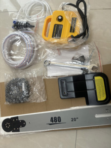 350 480Mm Nieuwe Draagbare Handheld Betonsnijmachine Diamantketting Zaagwand Snijden Betonstructuur Diamantsteen - Product Image 4
