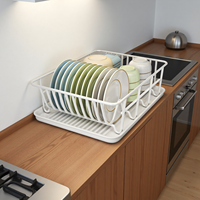 Égouttoir à vaisselle et étagère de rangement pour cuisine et salle à manger