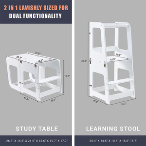 XIHA parfait cuisine escabeau enfant en bas âge debout tour enfants en bois apprentissage tour avec En71 Test pour <span class=keywords><strong>les</strong></span> petits enfants intensifier - Product Image 3