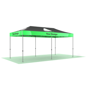 เต็นท์พับโครงอะลูมิเนียมอัลลอยด์รูปหกเหลี่ยมขนาด 50 มม. พรีเมียม พิมพ์ลายด้วยระบบทรานเฟอร์ความร้อน ผ้า Oxford 600D กันรังสียูวี กันน้ำ พกพาสะดวก - Product Image 5