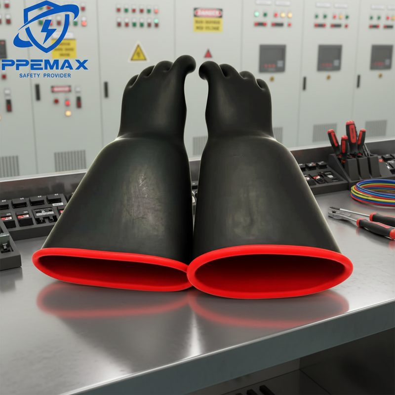 High Voltage Rubber Gloves Insulated Electrical