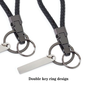 ผู้ผลิตพวงกุญแจหนังแบบกำหนดเอง ขายส่งจำนวนมาก พวงกุญแจโลโก้รถยนต์ PU โลหะและหนังแบบกำหนดเอง - Product Image 5