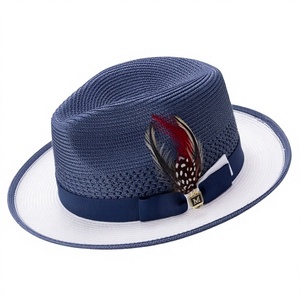 Chapeau <span class=keywords><strong>de</strong></span> jazz en fourrure tissé à la main, réglable, nouveau, pour voyages et shopping, idéal pour la vente transfrontalière sur eBay, fabriqué à Zhangjiagang, Suzhou - Product Image 1