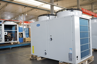 Chauffe-eau à pompe à chaleur EVI air-eau 38 kW, commercial, basse température, à circulation, pour chauffage air-eau