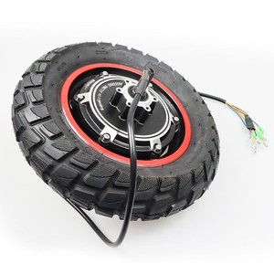 Moteur de roue arrière ES-F-4812 48V 800W, moteur de moyeu, pneu tout-terrain 10 pouces, roue de remplacement pour trottinette électrique - Réglable et facile à installer - Product Image 6