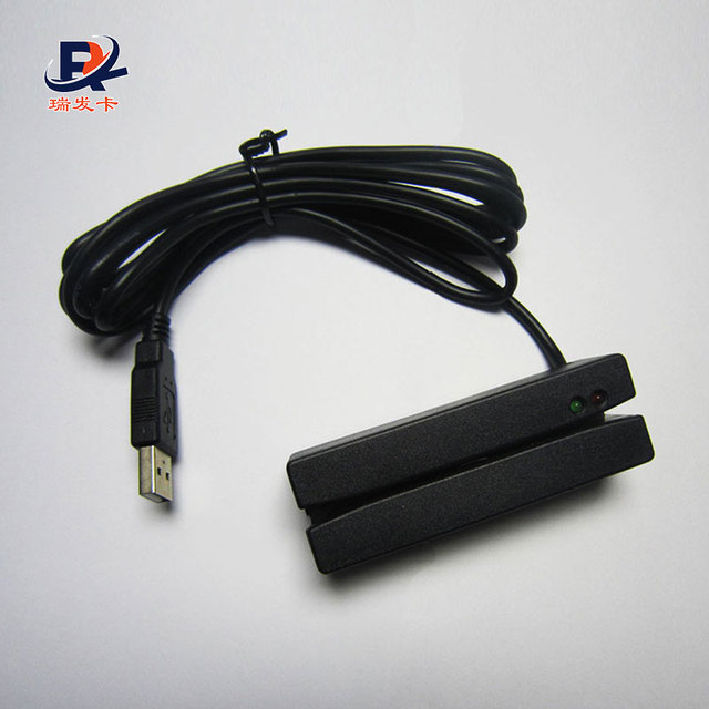 Portable Mini Three Magnetic Atm Stripe Card Reader with Usb