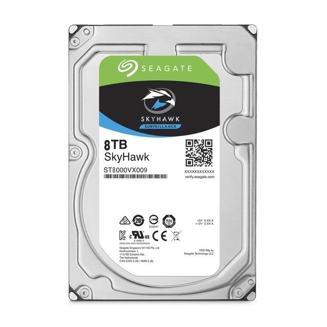 SkyHawk 8TB Surveillance Internal Hard Drive HDD 3.5 Inch SATA 6Gb/s 256MB with Drive Health Management