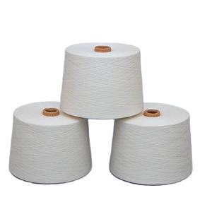 Vente en gros 100% de fil cardé filé à l'anneau en polyester haute ténacité 30/1 20/1 40/1 16/1 60/1 fil à tisser pour tricoter tissé brut - Product Image 6