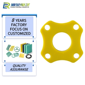 Placa Amarela FR4 1.5mm Antiestática Usinada CNC para Componentes de Dispositivos Médicos - Product Image 1