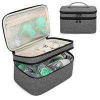 RAYLON sac à main portable personnalisé en nylon pour maman sac avec bouteille de stockage de lait pour maman et enfant tire-lait sac à main