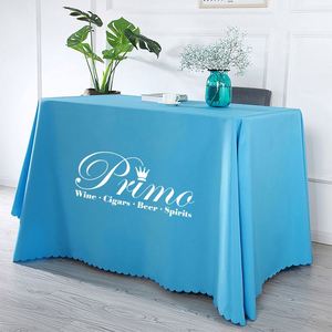 Wholesale Square <b>Table</b> Cloth 90x90 Inch Baby Blue Polyester Tablecloth <b>Cover</b> for Wedding - Product Image 6
