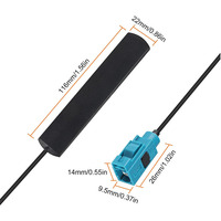 Antenne 4G LTE GSM Omni-directionnelle 700-2600MHZ Adhésif Montage Antenne pour Voiture Véhicule Hotspot Routeur Passerelle Modem