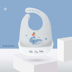Babero de Silicona para Bebé, Impermeable, Suave, Color Personalizado, Delantal para la Hora de Comer de Niños Pequeños, Diseño 063, Logotipo Personalizado, Venta al por Mayor - Product Image 5