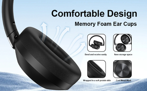 ANC Tai Nghe Không Dây Có Thể Gập Lại Tai Nghe Di Động 5.3 Bộ Nhớ Bọt Tai Cốc S-A3 - Product Image 4