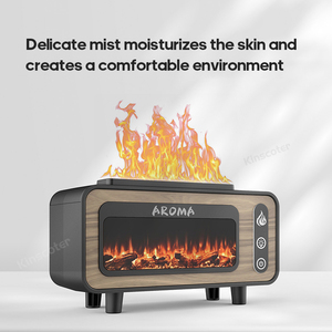 200ml flamme cheminée diffuseur humidificateur ultrasons Usb feu huile essentielle diffuseur d'arôme pour bureau à domicile - Product Image 5