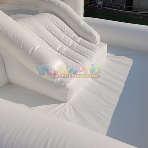 Château gonflable extérieur pour enfants, avec piscine à balles, blanc - Product Image 6